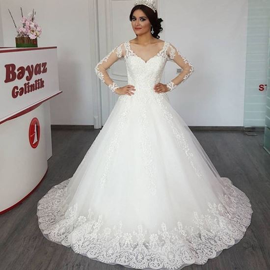 vestido de noiva com manga